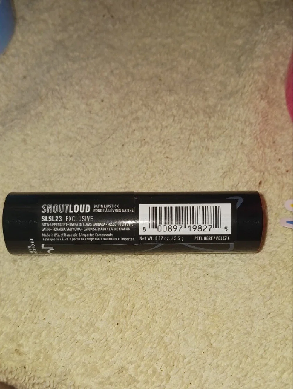 NYX Professional Makeup Blue Shout Loud Lipstick